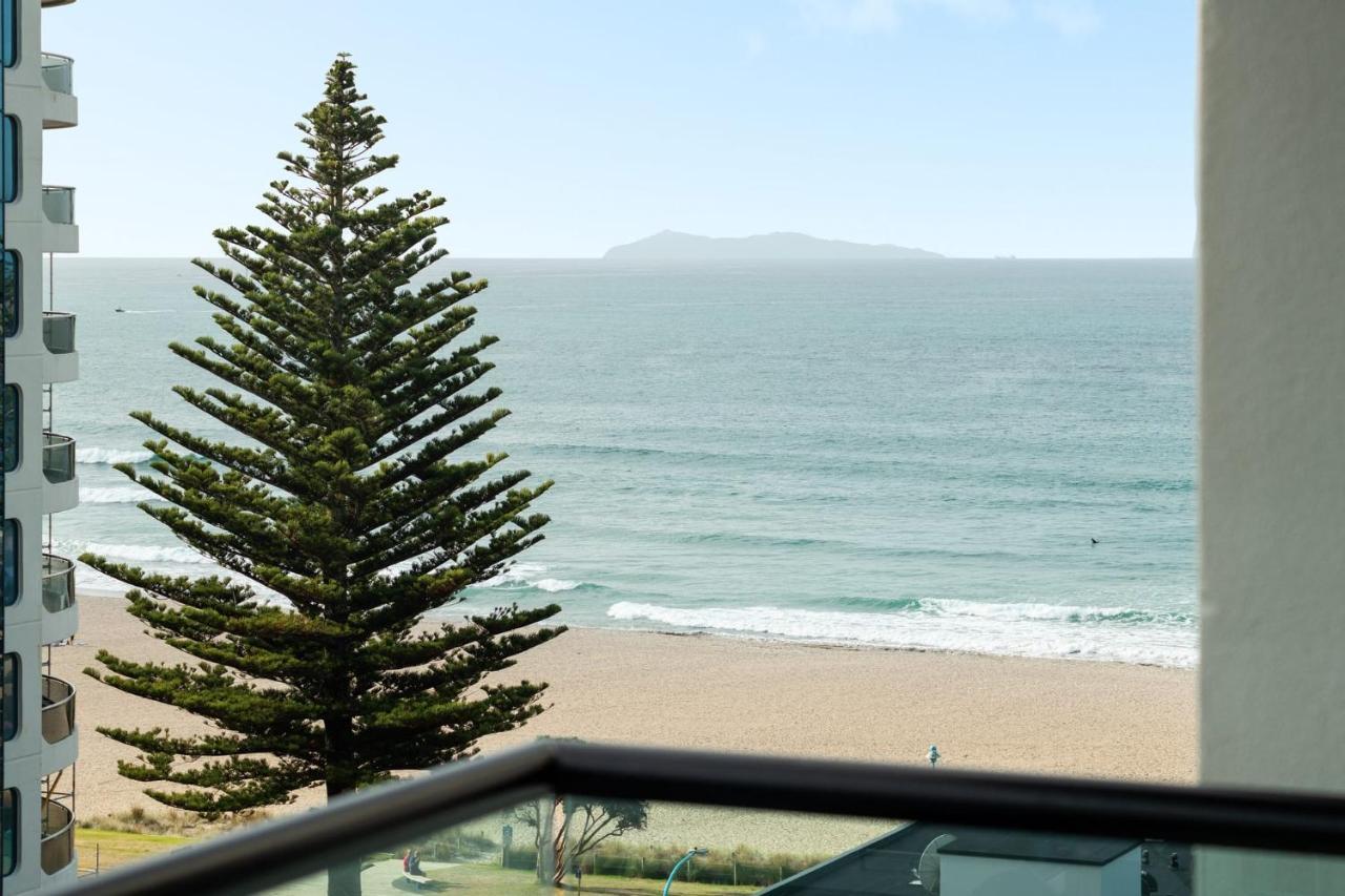 마운트마운가누이 Superb Elevated Views Of Harbour With Heated Pool, Gym & Parking 아파트 외부 사진